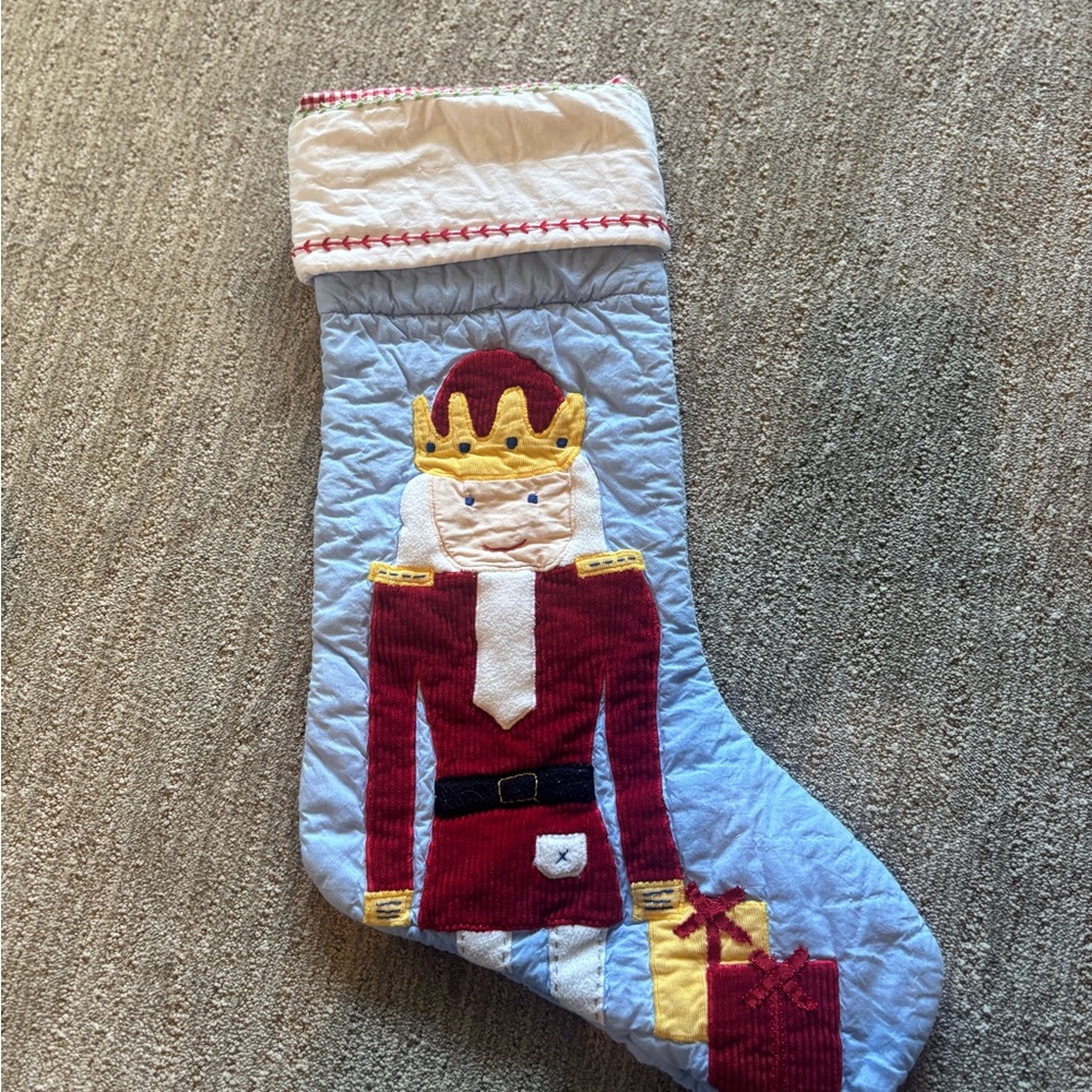 Pottery Barn Kids Nutcracker Christmas Stocking